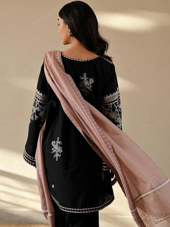 Zaib – Luxury Embroidered Co-Ord Set with Farshi Plazo
