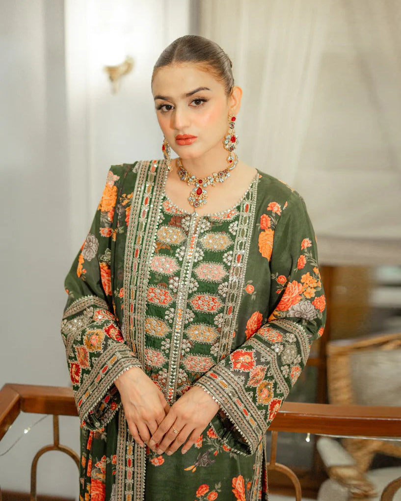 Saba Gul – Embroidered 3-Piece Dress (Stitched)