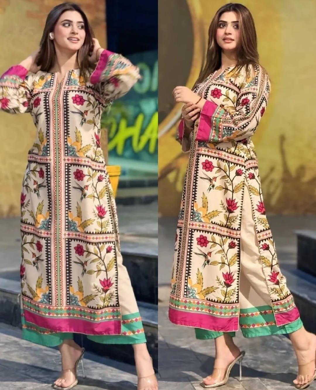Gul Bahaar – Silky Lawn Co-Ord 2-Piece Set