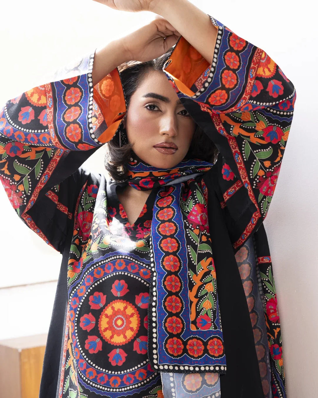 Sumbul – Vibrant Ethnic Co-Ord Set (With Mini Stolar)