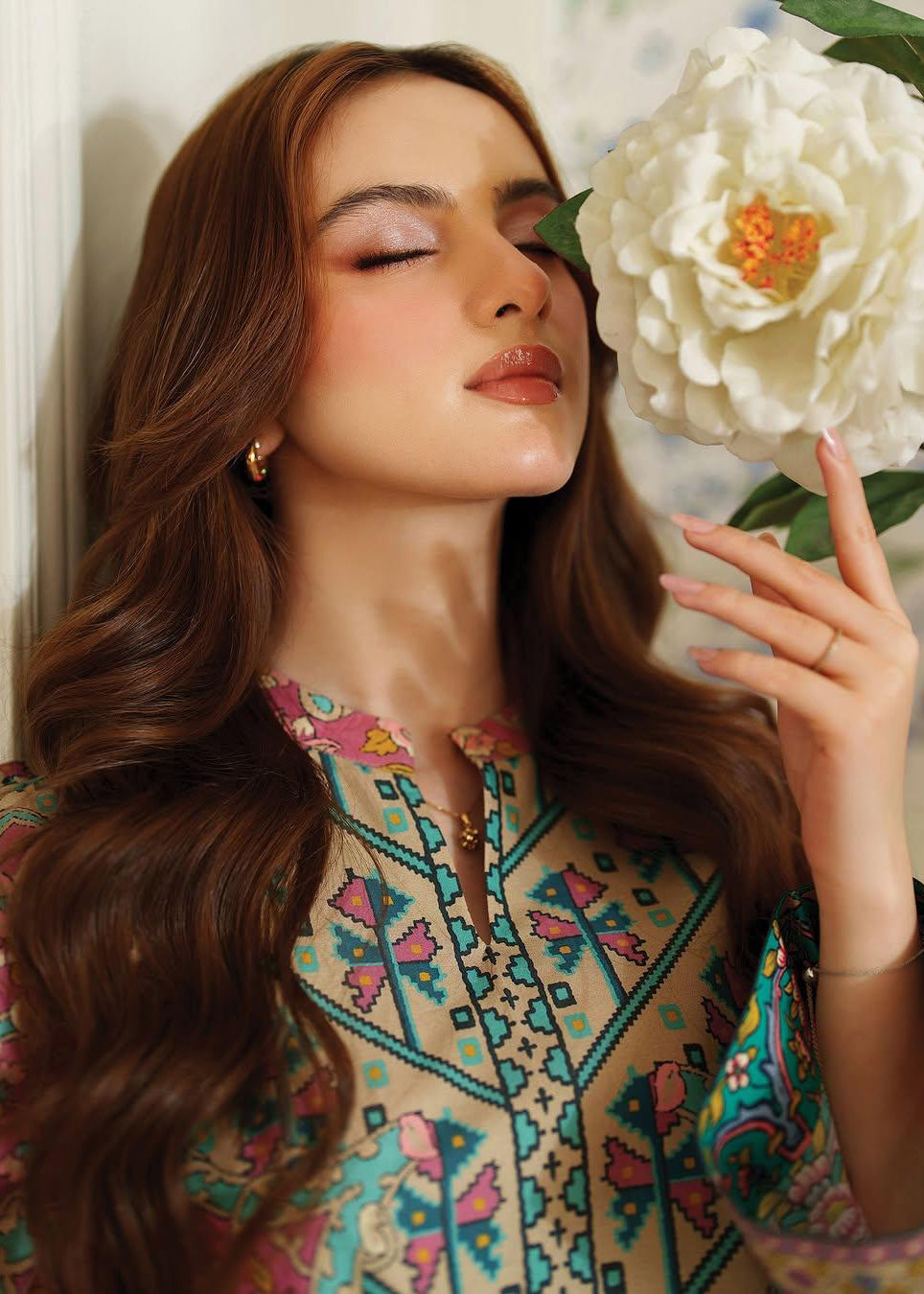 Mishal – Digital Printed Co-Ord Set with Farshi Shalwar (2-Piece)