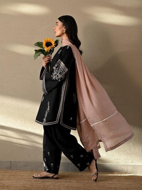 Zaib – Luxury Embroidered Co-Ord Set with Farshi Plazo