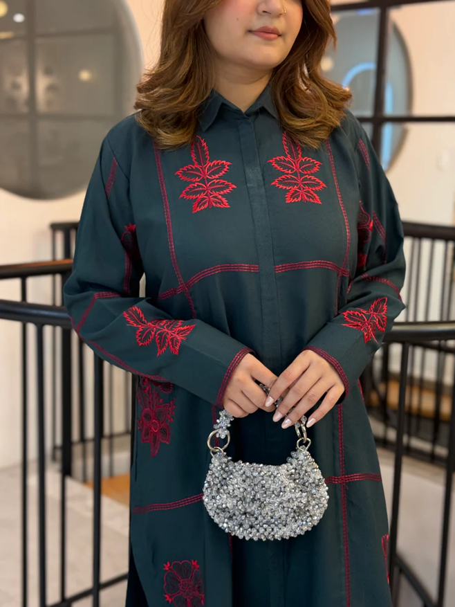 Dani Embroidery – 2PC Stitched Suit