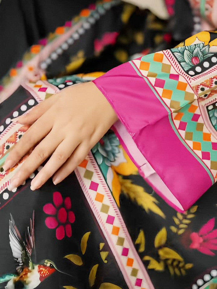 PARINAAZ – Silky Lawn Long Length Printed Co-Ord Set